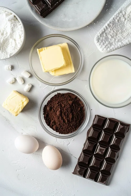ingredientes Tarta de chocolate casera fácil