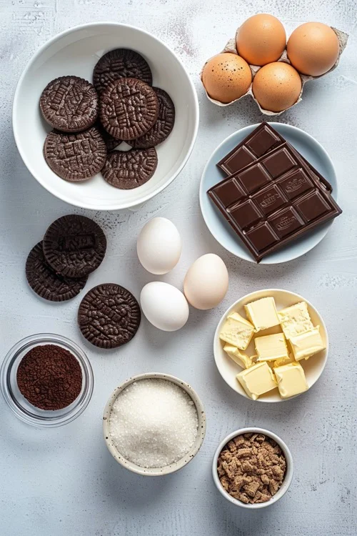 ingredientes Tarta de turrón y chocolate en Thermomix